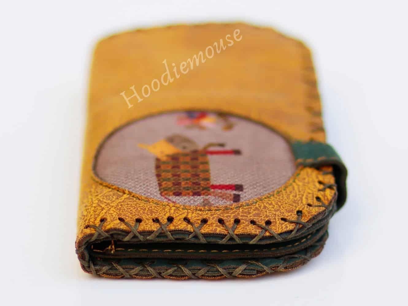 İnek Figürlü Büyük Cüzdan Etnik Bohem Retro Vintage Style - HARDAL