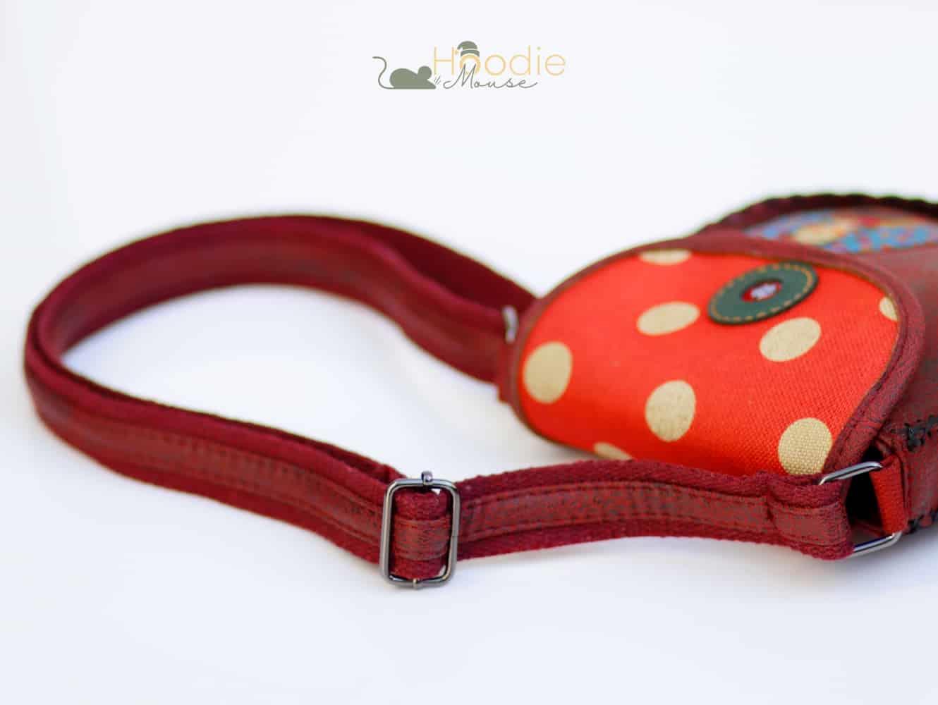 Mavi Frida Çapraz Örgülü Kol Çantası Etnik Bohem Style - Bordo