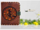 Cadı Figürlü Küçük Cüzdan Etnik Bohem Retro Style - Kahverengi
