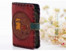 Rakun Figürlü Küçük Cüzdan Etnik Bohem Retro Style - Bordo