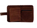 Rakun Figürlü Küçük Cüzdan Etnik Bohem Retro Style - Bordo