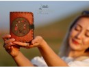 Balon Figürlü Küçük Cüzdan Etnik Bohem Retro Style - Taba