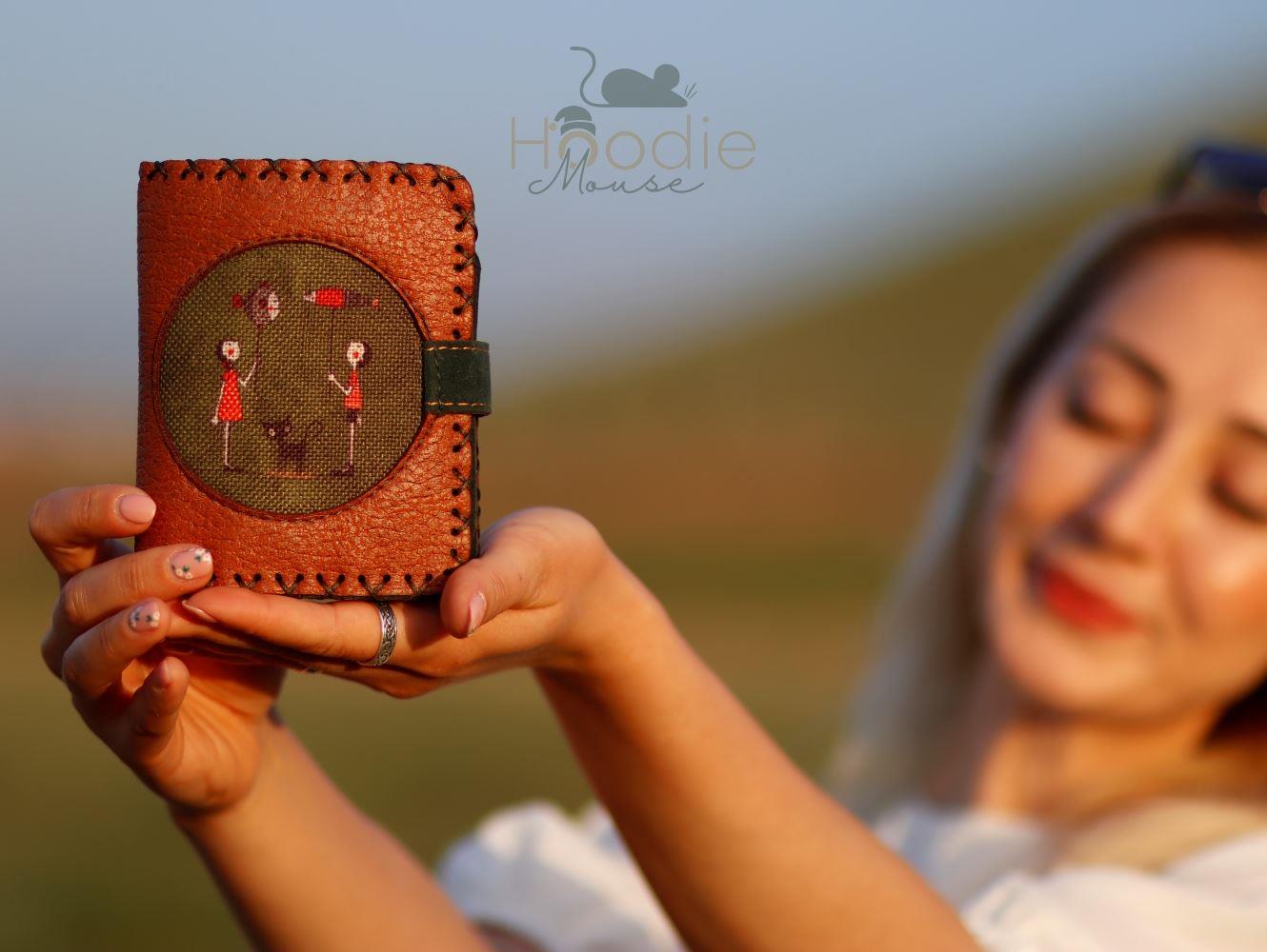Balon Figürlü Küçük Cüzdan Etnik Bohem Retro Style - Taba