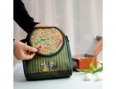 Dans Eden Fare Figürlü Küçük Postacı Omuz Çantası Etnik Bohem Style - Yesil