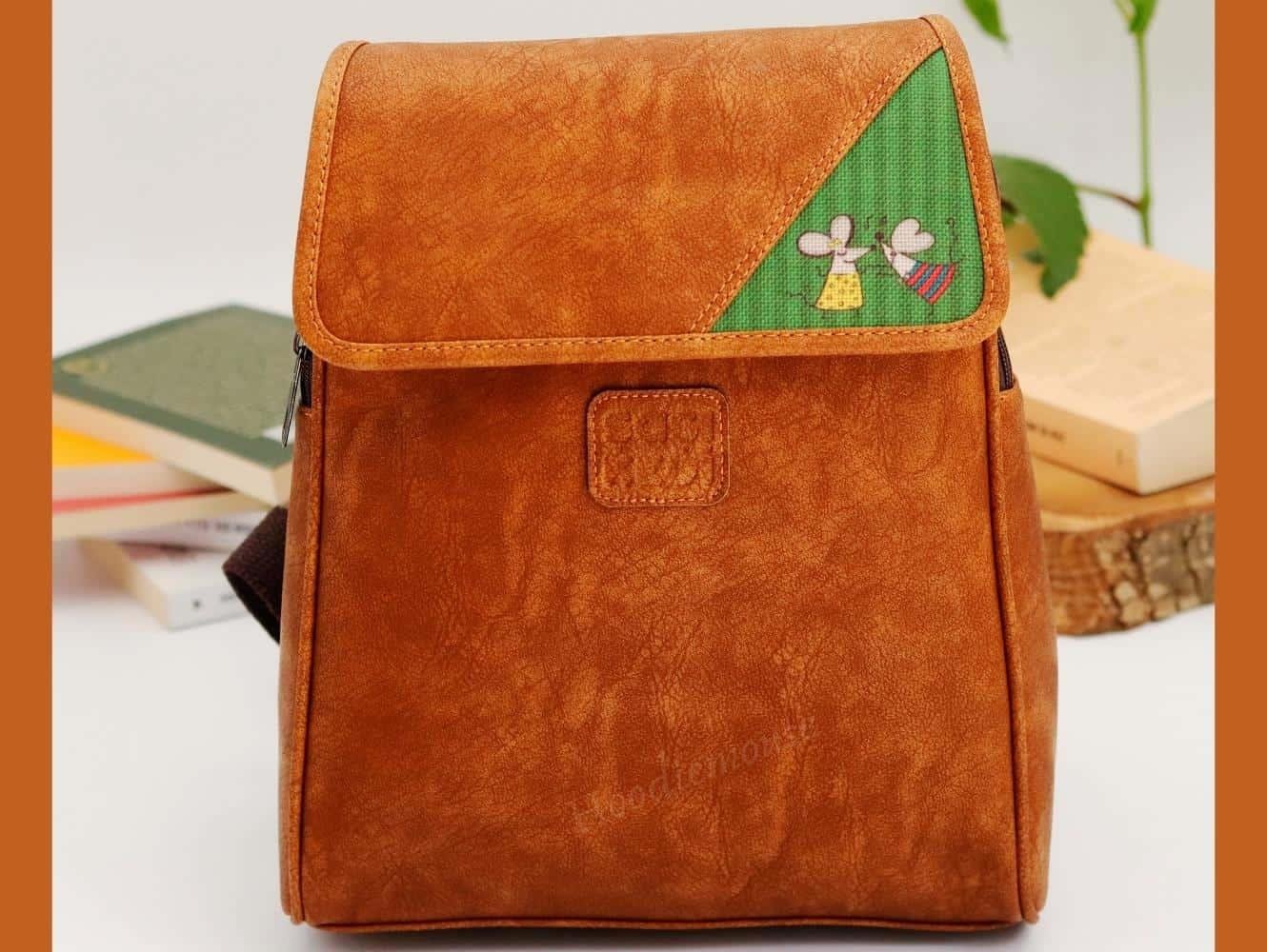 Dans Eden Fare Figürlü Business Sırt Çantası Etnik Bohem Style - TABA