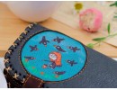 Karga Figürlü Büyük Cüzdan Etnik Bohem Retro Vintage Style - ANTRASİT