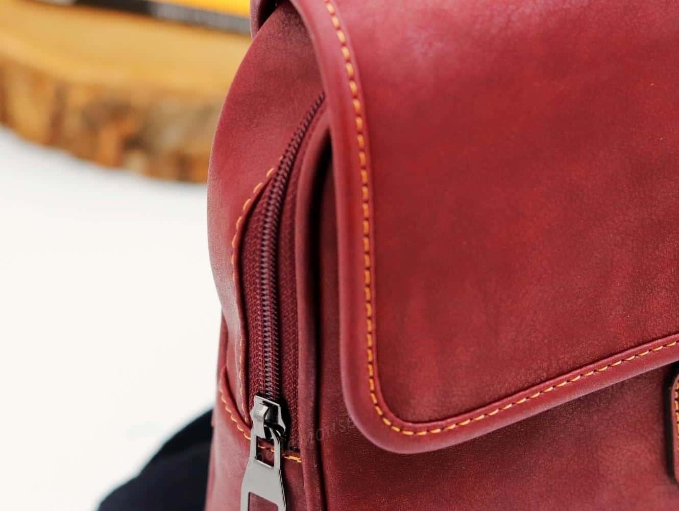Karabalık Figürlü Business Sırt Çantası Etnik Bohem Style - BORDO