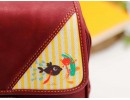 Karabalık Figürlü Business Sırt Çantası Etnik Bohem Style - BORDO