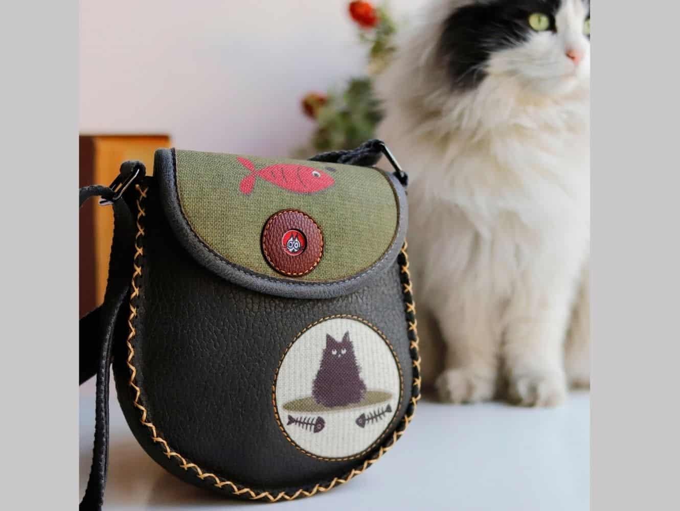 Karamık Figürlü Çapraz Örgülü Kol Çantası Etnik Bohem Style - Antrasit