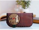 Tilki Figürlü Büyük Cüzdan Etnik Bohem Retro Vintage Style - BORDO