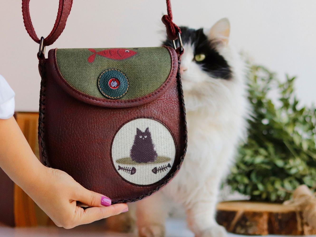 Karamık Figürlü Çapraz Örgülü Kol Çantası Etnik Bohem Style - Bordo