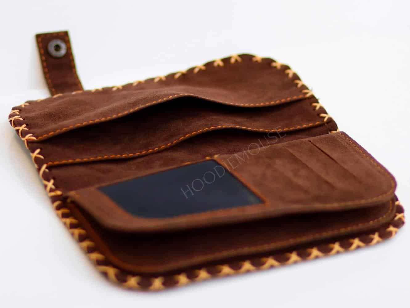 Rakun Figürlü Büyük Cüzdan Etnik Bohem Retro Vintage Style - BORDO