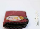 Cin Ayse Figürlü Büyük Cüzdan Etnik Bohem Retro Vintage Style - BORDO