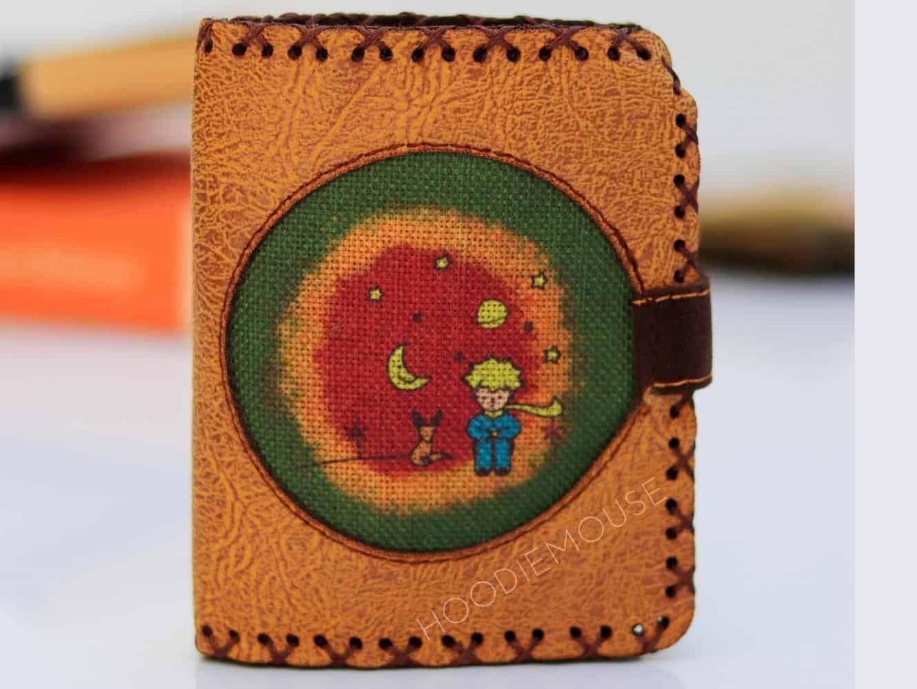 Küçük Prens Figürlü Küçük Cüzdan Etnik Bohem Retro Style -HARDAL