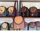 Rakun Figürlü Küçük Postacı Omuz Çantası Etnik Bohem Style - Bordo