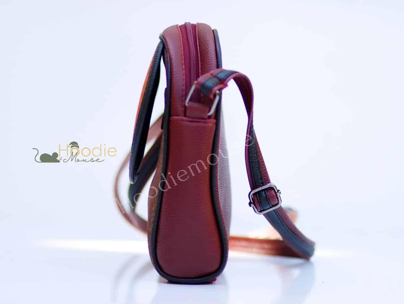 Rakun Figürlü Küçük Postacı Omuz Çantası Etnik Bohem Style - Bordo