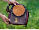 Rakun Figürlü Küçük Postacı Omuz Çantası Etnik Bohem Style - Bordo