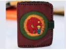 Küçük Prens Figürlü Küçük Cüzdan Etnik Bohem Retro Style -BORDO