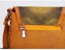 Küçük Prens Figürlü Çapraz Örgülü Kol Çantası Etnik Bohem Style - Hardal