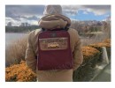 Wosvos Figürlü Unisex Canta Hem Sırt Hem Capraz Hem Elde Etnik Bohem Style - BORDO