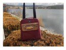 Wosvos Figürlü Unisex Canta Hem Sırt Hem Capraz Hem Elde Etnik Bohem Style - BORDO