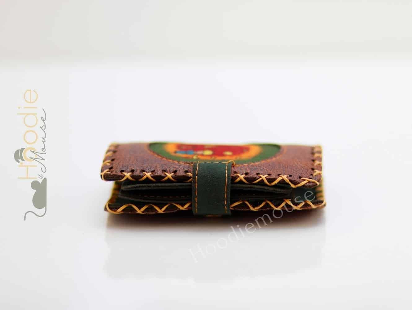 Küçük Prens Figürlü Küçük Cüzdan Etnik Bohem Retro Style - KAHVERENGİ