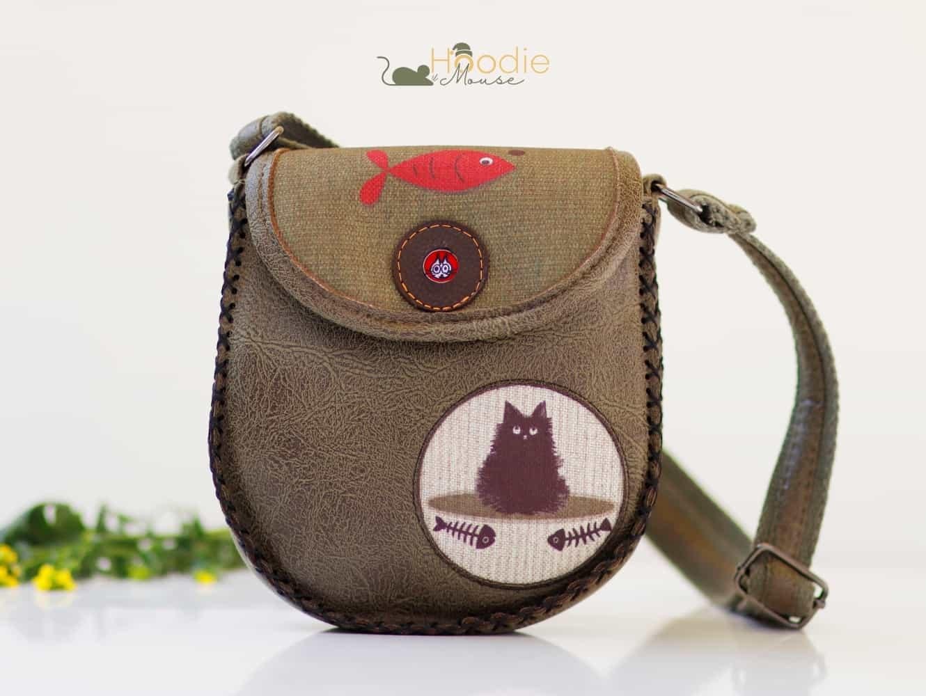 Karamık Figürlü Çapraz Örgülü Kol Çantası Etnik Bohem Style - Yesil