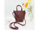 Vosvos Figürlü Kova Model Çanta Etnik Bohem Style - BORDO